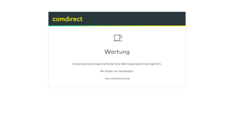 wartung.comdirect.de