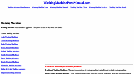 washingmachinepartsmanual.com