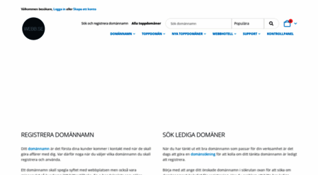 diameter Fryse PEF Visit Webb.se - Registrera domännamn i alla toppdomäner, Webbhotell med  WordPress - Webb.se.