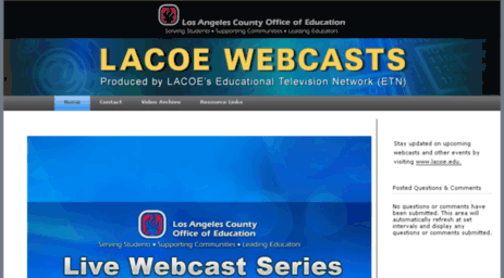 webcasts.lacoe.edu