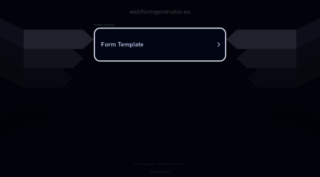 webformgenerator.eu