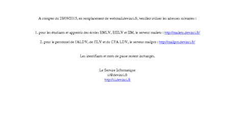 webmail.devinci.fr