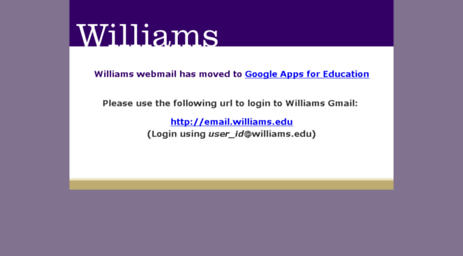 webmail.williams.edu