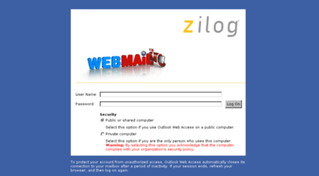 webmail.zilog.com