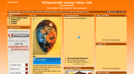 webpromotie-zonder-retour-link.informatiepage.nl