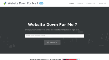 websitedownforme.com