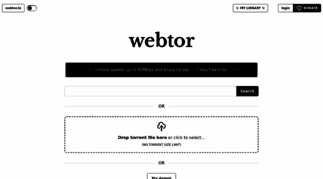 Visit Webtor.io - Download and play torrents | Webtor.io.