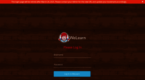 Visit Wendys.csod.com - Welcome - Realize Your Potential: Cornerstone.