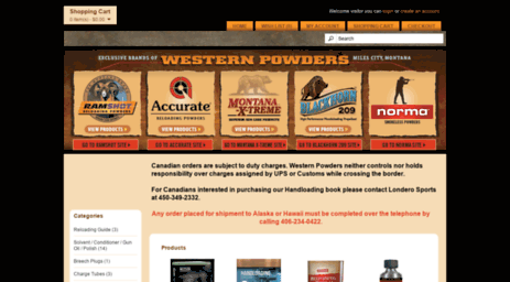 westernpowders.com