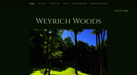 weyrichwoodslodge.com