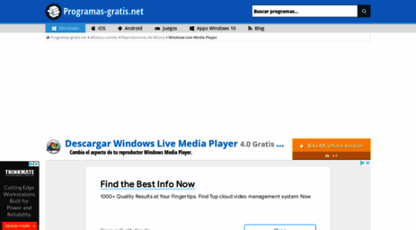 windows-live-media-player.programas-gratis.net