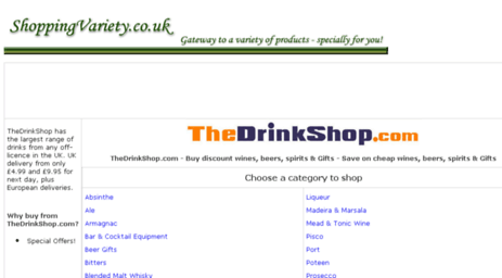 wines-beers-spirits-gifts.shoppingvariety.co.uk