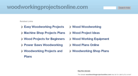woodworkingprojectsonline.com