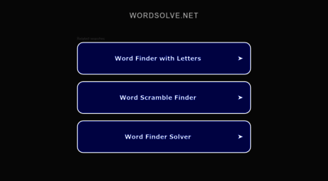 wordsolve.net