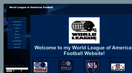 worldleagueofamericanfootball.com