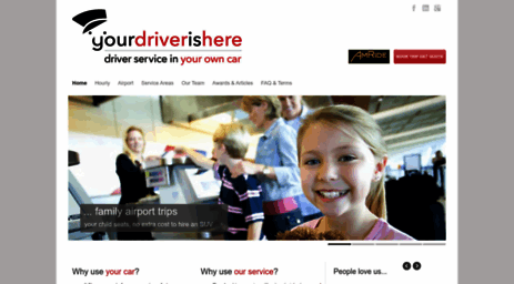 yourdriverishere.com